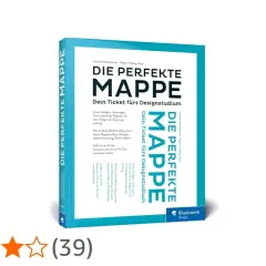 Buch "Die perfekte Mappe" als Wegweiser für das Studium Design.