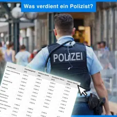 Polizisten-Gehalt: Tabelle zeigt Einstiegsgehalt und Verdienst im mittleren Dienst. Kriminalpolizist-Gehalt variiert je nach Bundesland und Dienstalter.