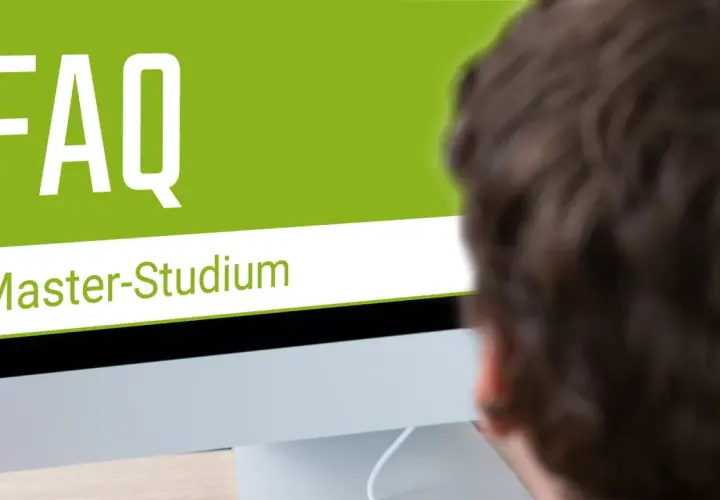 FAQ-Seite zum Master-Studium. Hier finden Sie Antworten zu Fragen bezüglich der Master credit points.
