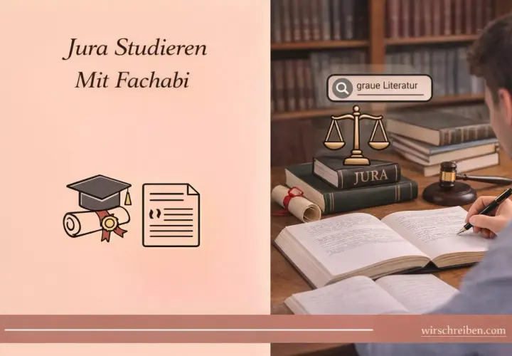 Jura studieren mit Fachabi: Ein Mann lernt für das Jurastudium. So kann man mit Fachabi Anwalt werden.