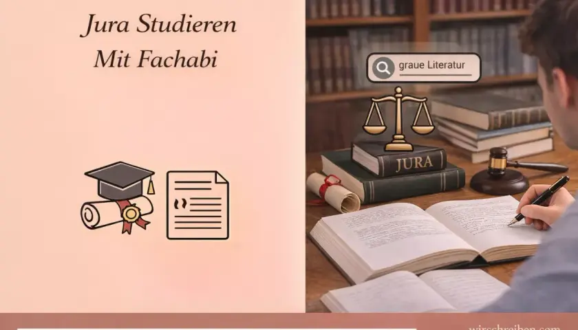 Jura studieren mit Fachabi: Ein Mann lernt für das Jurastudium. So kann man mit Fachabi Anwalt werden.