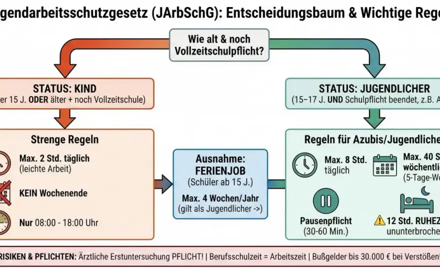 Minijob mit 16 - Gehalt, Arbeitszeit und wichtige Regeln