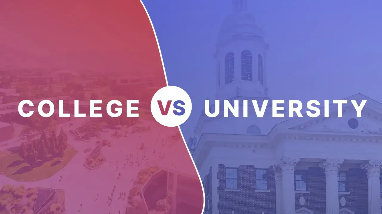 College vs. University: Ein visueller Vergleich der Hochschullandschaft in den USA und Deutschland.